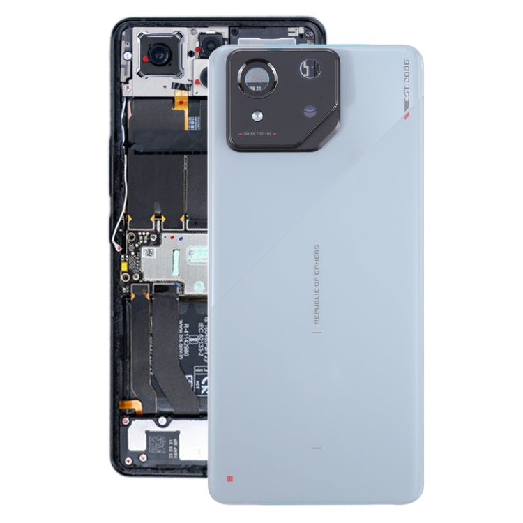Per Asus ROG Phone 8 AI2401 Cover posteriore in vetro originale per batteria con copriobiettivo della fotocamera, For Asus ROG Phone 8(Original) Per Asus ROG Phone 8 AI2401 Cover posteriore in vetro originale per batteria con copriobiettivo della fotocamera, For Asus ROG Phone 8(Original)